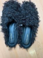 Nieuwe Calvin Klein Bont Slippers, Ophalen of Verzenden, Nieuw, Zwart, Pantoffels of Sloffen