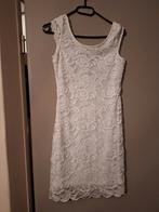 mooie witte jurk maat 36, Ophalen of Verzenden, Wit, Zo goed als nieuw, Maat 36 (S)