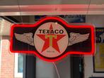 Texaco Neon Reclamebord - Vintage Garage Decoratie, Gebruikt, ., Lichtbak of (neon) lamp, Ophalen of Verzenden