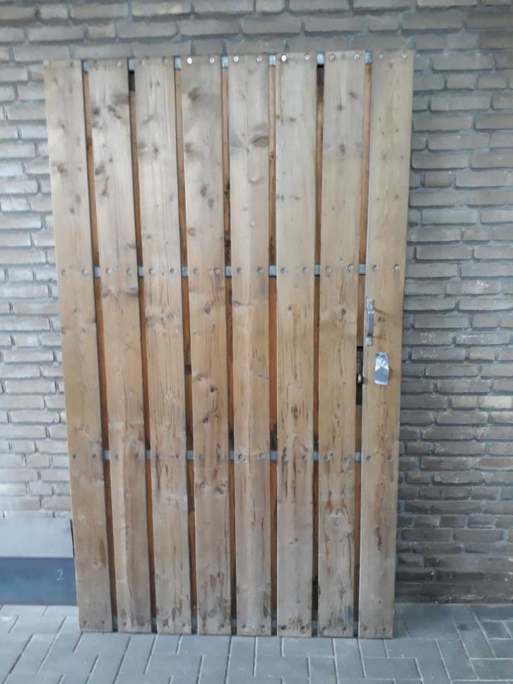 Poort, Tuin en Terras, Tuinpoorten, Gebruikt, Looppoort, Hout, 200 cm of meer, 100 tot 150 cm, Ophalen