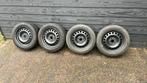 4X winterbanden met stalen velg 5J 12 205/55R17 91H, Ophalen, Gebruikt