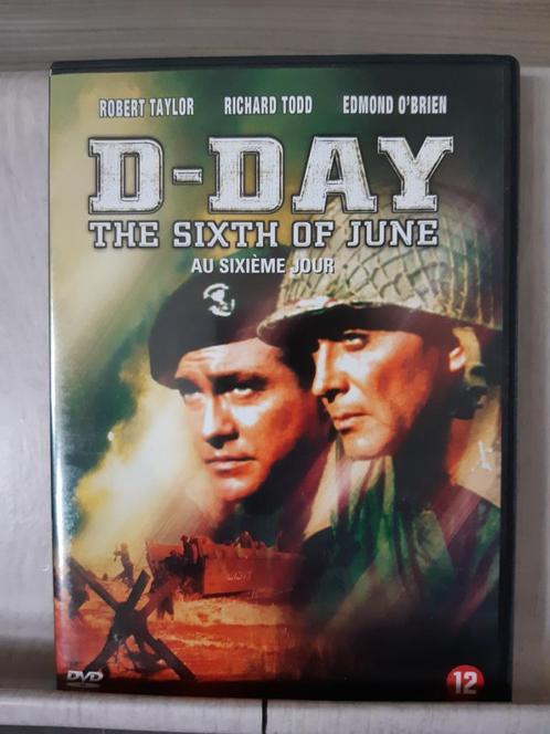 D-Day the Sixth of June (1956) R. Taylor Dvd Oorlog / Drama, Cd's en Dvd's, Dvd's | Actie, Zo goed als nieuw, Oorlog, Vanaf 12 jaar