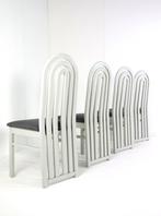 set van 4 post modern vintage 80's stoelen gerestaureerd, Gebruikt, -, Post modern, -