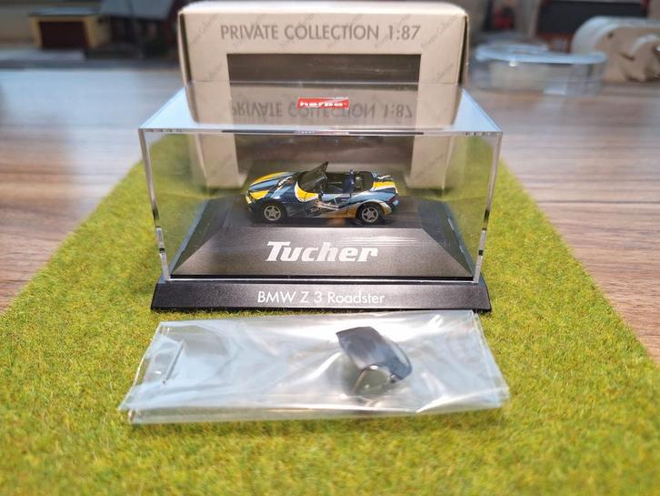 BMW Z3 Roadster Tucher - Miniatuurauto, Hobby en Vrije tijd, Modelauto's | 1:87, Zo goed als nieuw, Auto, Overige merken, Ophalen of Verzenden