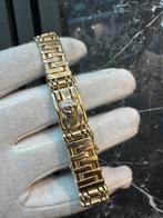 Prachtige 14k gouden armband met leeuwkop, Ophalen of Verzenden, Nieuw, Goud, Goud