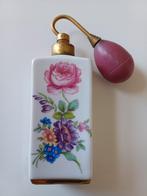 Vintage porseleinen parfumverstuiver Royal Bavaria, Ophalen of Verzenden, Gebruikt, Parfumfles