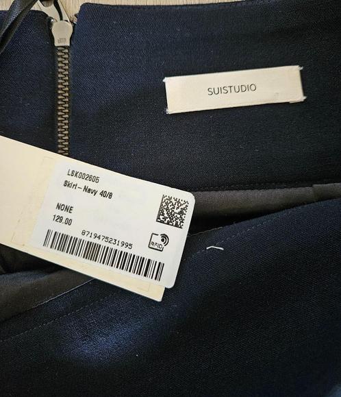 Rok SUISTUDIO, maat 40, Nieuw met kaartje, Kleding | Dames, Rokken, Nieuw, Maat 38/40 (M), Blauw, Onder de knie, Verzenden