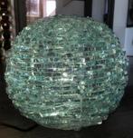 Italiaanse tafellamp jaren 70, Ophalen of Verzenden, Gebruikt, Glas, Minder dan 50 cm