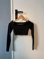 Zwarte Off Shoulder Top XXS-XS, Zwart, Ophalen of Verzenden, Zo goed als nieuw, Lange mouw