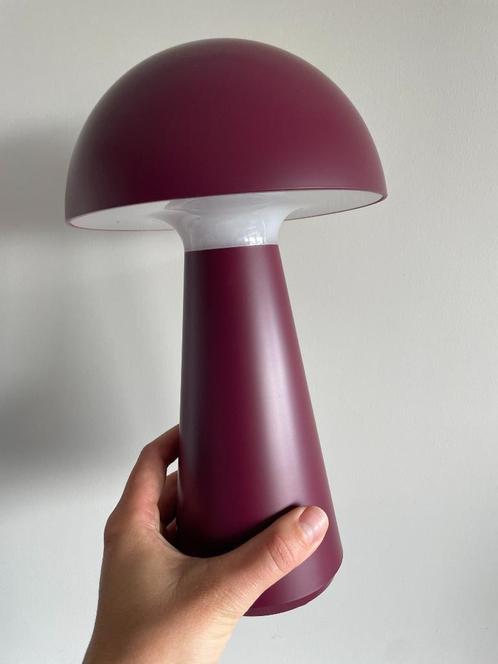 Sirius SAM LED tafellamp oplaadbaar binnen/buiten rood zwart, Huis en Inrichting, Lampen | Tafellampen, Nieuw, Minder dan 50 cm