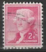 USA 1954 - Yvert 588 - Thomas Jefferson (ST), Postzegels en Munten, Postzegels | Amerika, Verzenden, Gestempeld, Noord-Amerika