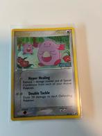 Chansey 20/115 Rare Reverse Holo Stamped EX Unseen Forces, Ophalen of Verzenden, Zo goed als nieuw, Losse kaart