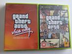 Xbox Grand Theft Auto San Andreas & Vice City, Spelcomputers en Games, Games | Xbox Original, Avontuur en Actie, 1 speler, Zo goed als nieuw