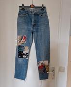 Levi straus broek spijkerbroek patchwork jeans maat 12, Ophalen of Verzenden, Zo goed als nieuw, Blauw, W30 - W32 (confectie 38/40)