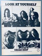 URIAH HEEP 1971 originele Advertentie LOOK AT YOURSELF, Gebruikt, Ophalen of Verzenden, Poster, Artwork of Schilderij