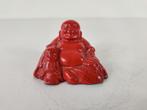 Beeldje Boeddha, rode lak, China, midden 20e eeuw, Antiek en Kunst, Ophalen of Verzenden