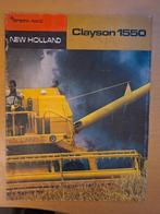 Folder New Holland Clayson 1550, Ophalen of Verzenden, Gelezen, Tractor en Landbouw
