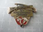 medaille, 2 Int. Volksmarsch Schützenverein Vöhringen 1974, Postzegels en Munten, Penningen en Medailles, Verzenden, Overige materialen