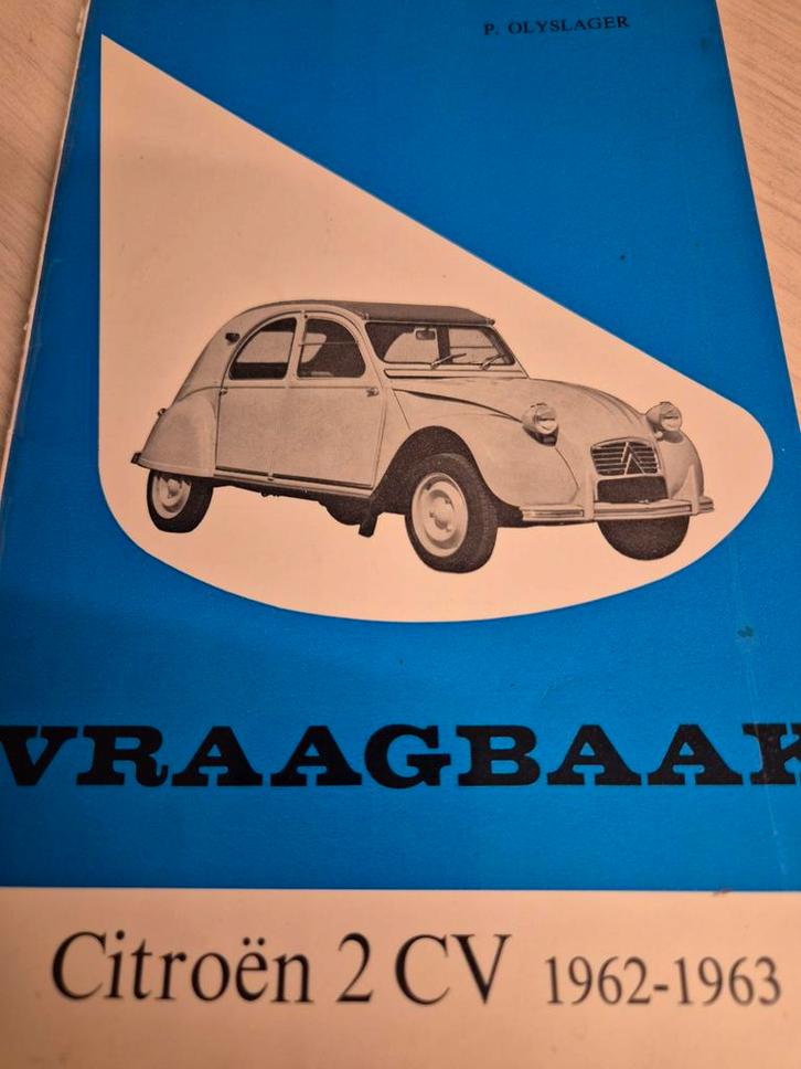 1962 1963 Citroën 2cv eend vraagbaak óók 2cv Sahara 4x4 izgs, Auto diversen, Handleidingen en Instructieboekjes, Ophalen of Verzenden