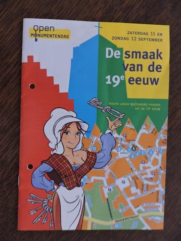 Brochure  open  Monumentendag Mooie keetje Oosterhout beschikbaar voor biedingen