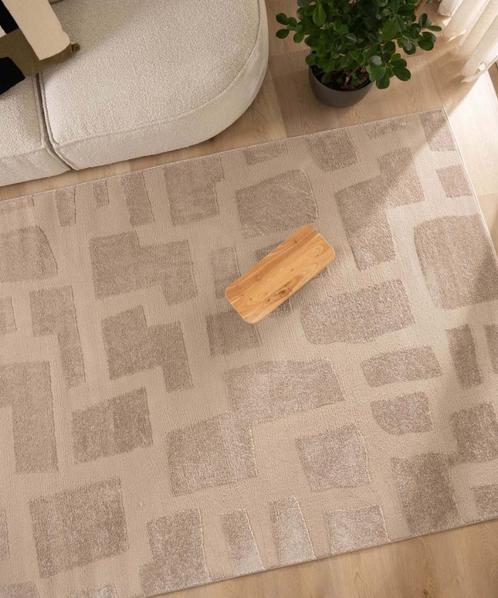 Scandinavisch vloerkleed – Contour Stone beige 240x340, Huis en Inrichting, Stoffering | Tapijten en Kleden, Nieuw, 200 cm of meer