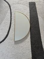 Spiegel halfrond goud, Huis en Inrichting, Woonaccessoires | Spiegels, Ophalen, Minder dan 50 cm, Zo goed als nieuw, Minder dan 100 cm