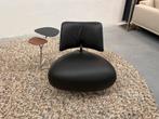 Nieuw Leolux Pallone Fauteuil Zwart leer Design stoel Poef, Huis en Inrichting, Fauteuils, Leolux, Nieuw, Ophalen of Verzenden