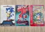 3x SONIC THE HEDGEHOG 1 2 3 Metalen WandBord Poster, Nieuw, Verzenden