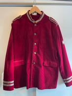 Carnavalsjas donkerrood Hoofs xl/xxl, Kleding | Heren, Carnavalskleding en Feestkleding, Ophalen of Verzenden, Zo goed als nieuw