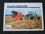 Tractor folder Deutz-Fahr Landbouwmechanisatie-programma, Ophalen of Verzenden, Zo goed als nieuw
