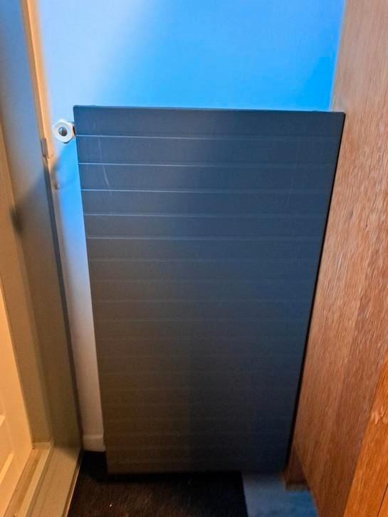 radiator ombouw sentimo donker grijs, Doe-het-zelf en Verbouw, Verwarming en Radiatoren, Gebruikt, Radiator, Ophalen