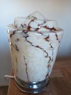 Prachtige Art-deco/ Vintage gemarmerde lamp, Antiek en Kunst, Antiek | Lampen, Ophalen