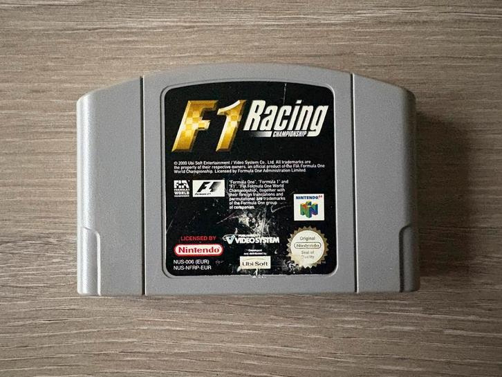 F1 Racing Championship voor de Nintendo 64, Spelcomputers en Games, Games | Nintendo 64, Racen en Vliegen, 1 speler, Vanaf 3 jaar