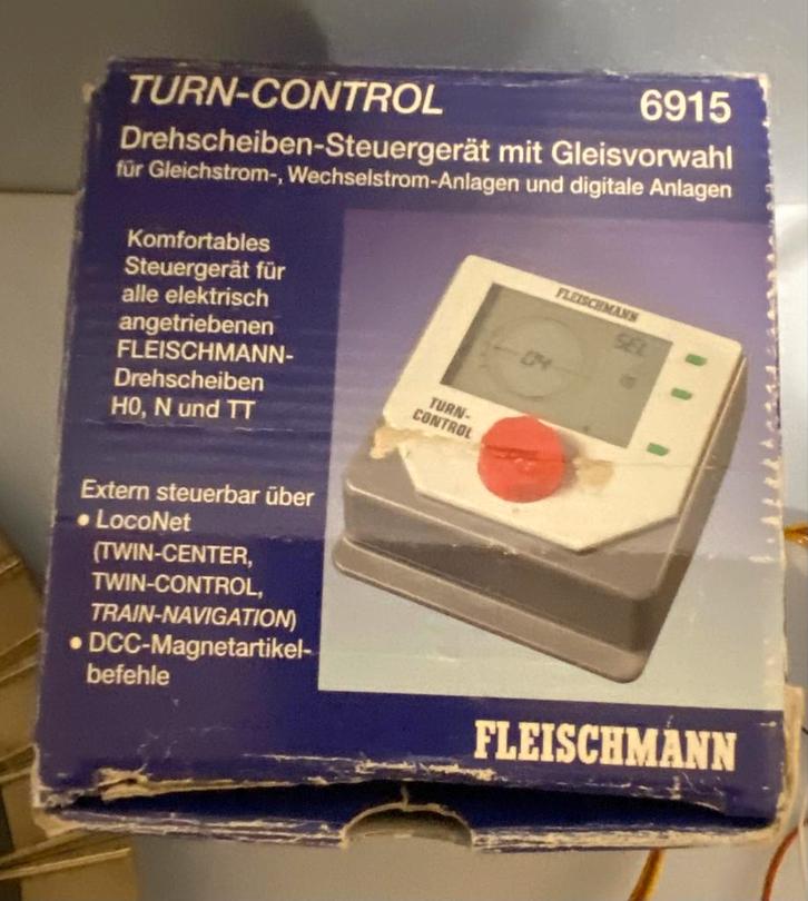 Fleischmann draaischijf met Turn-Control, Hobby en Vrije tijd, Modeltreinen | H0, Gebruikt, Rails, Gelijkstroom of Wisselstroom