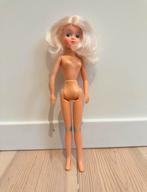 Vintage Fleur pop (Otto Simon) buigbare knieën- wit haar, Verzamelen, Ophalen of Verzenden, Zo goed als nieuw, Pop