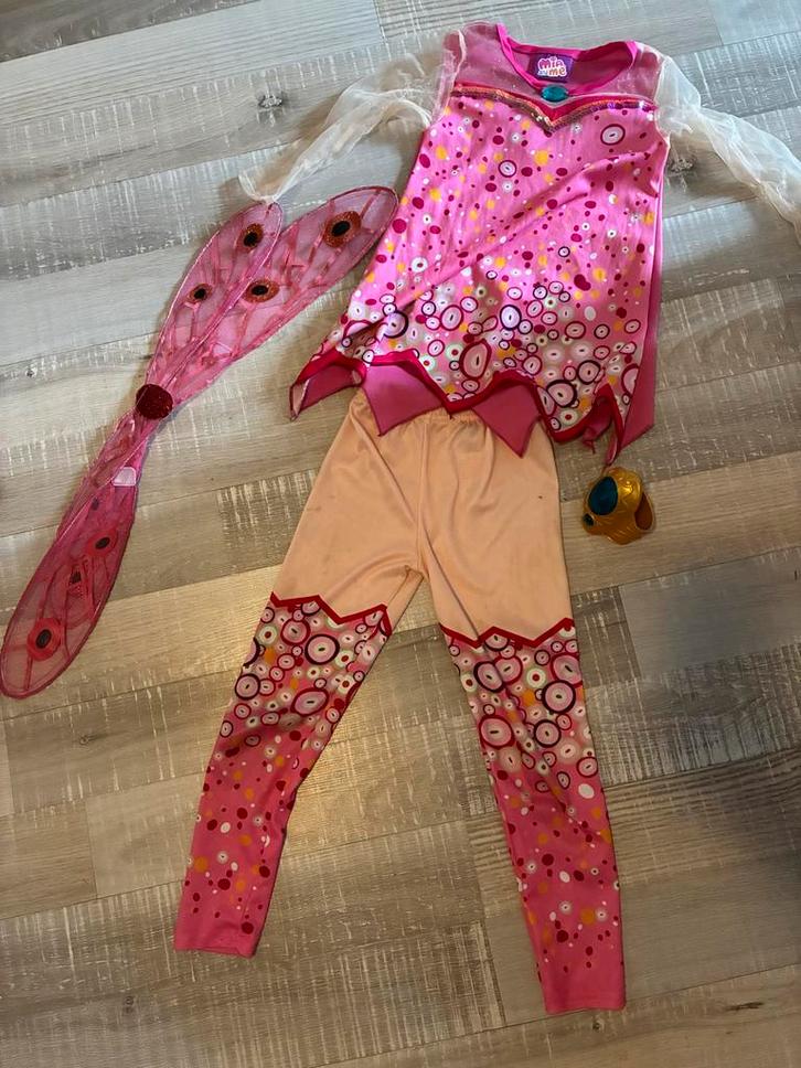 Mia and Me Verkleedpak 5-6 Jaar, Kinderen en Baby's, Carnavalskleding en Verkleedspullen, Gebruikt, Meisje, 110 t/m 116, Ophalen of Verzenden