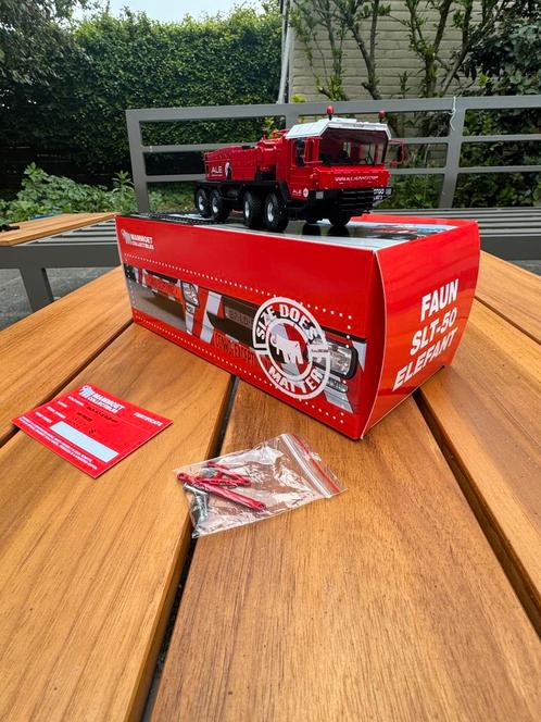 Mammoet FAUN SLT-50 Elefant, Hobby en Vrije tijd, Modelauto's | 1:50, Nieuw, Bus of Vrachtwagen, Overige merken, Ophalen of Verzenden