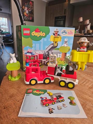 LEGO Duplo Brandweerauto 10969 - Compleet! beschikbaar voor biedingen