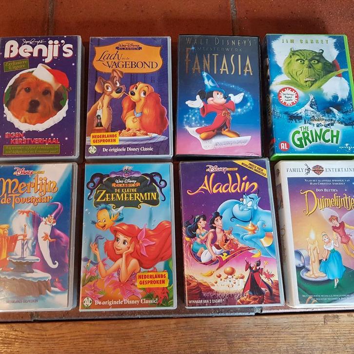 Kinder video banden, Cd's en Dvd's, VHS | Kinderen en Jeugd, Gebruikt, Kinderprogramma's en -films, Tekenfilm, Alle leeftijden