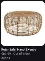 Rotan Salontafel / Poef - Xenos Hanoi, Huis en Inrichting, Ophalen, Overige materialen, Gebruikt, 50 tot 100 cm