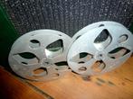 16mm film vintage 2 stuks identieke reels 120mtr decoratief-, Verzenden, 16mm film