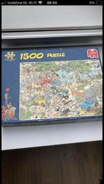 Jan van Haasteren 1500 puzzle safari, compleet, Ophalen of Verzenden, 500 t/m 1500 stukjes, Legpuzzel, Zo goed als nieuw