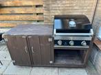 Buitenkeuken met Grandhall gas Barbecue, Ophalen, Gebruikt, Gas, Grandhall
