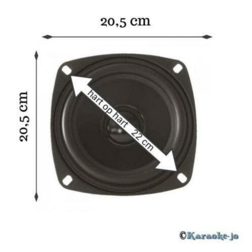 Dynavox 8 Ohm basluidspreker 20 cm 100 Watt, Audio, Tv en Foto, Luidsprekers, Nieuw, Overige typen, 120 watt of meer, Overige merken