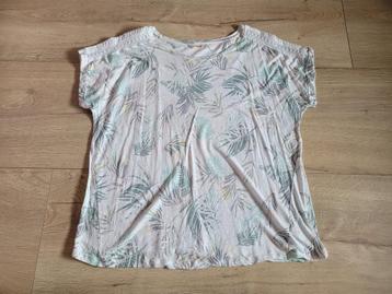 INDIGO wit T-shirt met print maat 46 ~ HH0005 beschikbaar voor biedingen