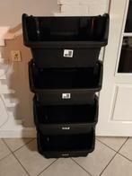 Stapelbare Opbergbakken - Ideaal voor Organisatie, Tuin en Terras, Ophalen, Tuin, Kunststof, Gebruikt