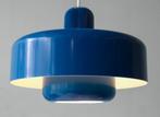 Vitrika GoGo Deense Mid Century design hanglamp blauw/w '70, Minder dan 50 cm, Modernistisch, Gebruikt, Ophalen of Verzenden