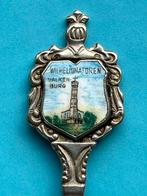 Antieke Valkenburg Souvenirlepel Wilhelminatoren lepeltje., Antiek en Kunst, Antiek | Bestek, Ophalen of Verzenden