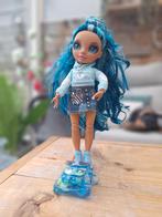 Blauwe Rainbow High Pop, Kinderen en Baby's, Speelgoed | Poppen, Ophalen of Verzenden, Zo goed als nieuw, Overige typen
