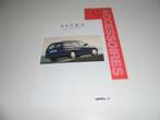brochure Opel Astra accessoires  1997, Verzenden, Zo goed als nieuw, Overige merken